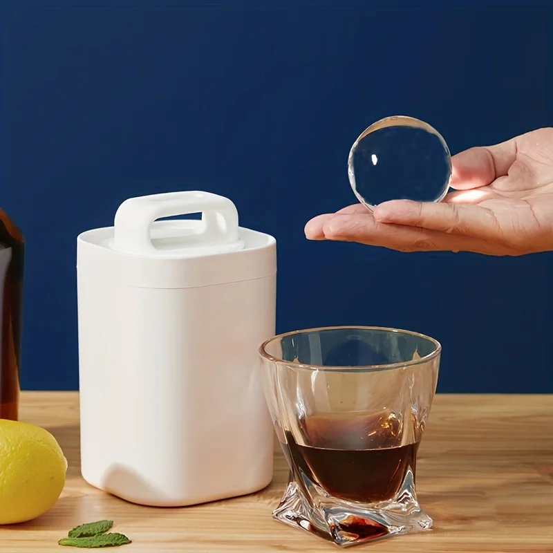 Ice Mold Sphere - Molde para Cubitos de Hielo, Transparente,