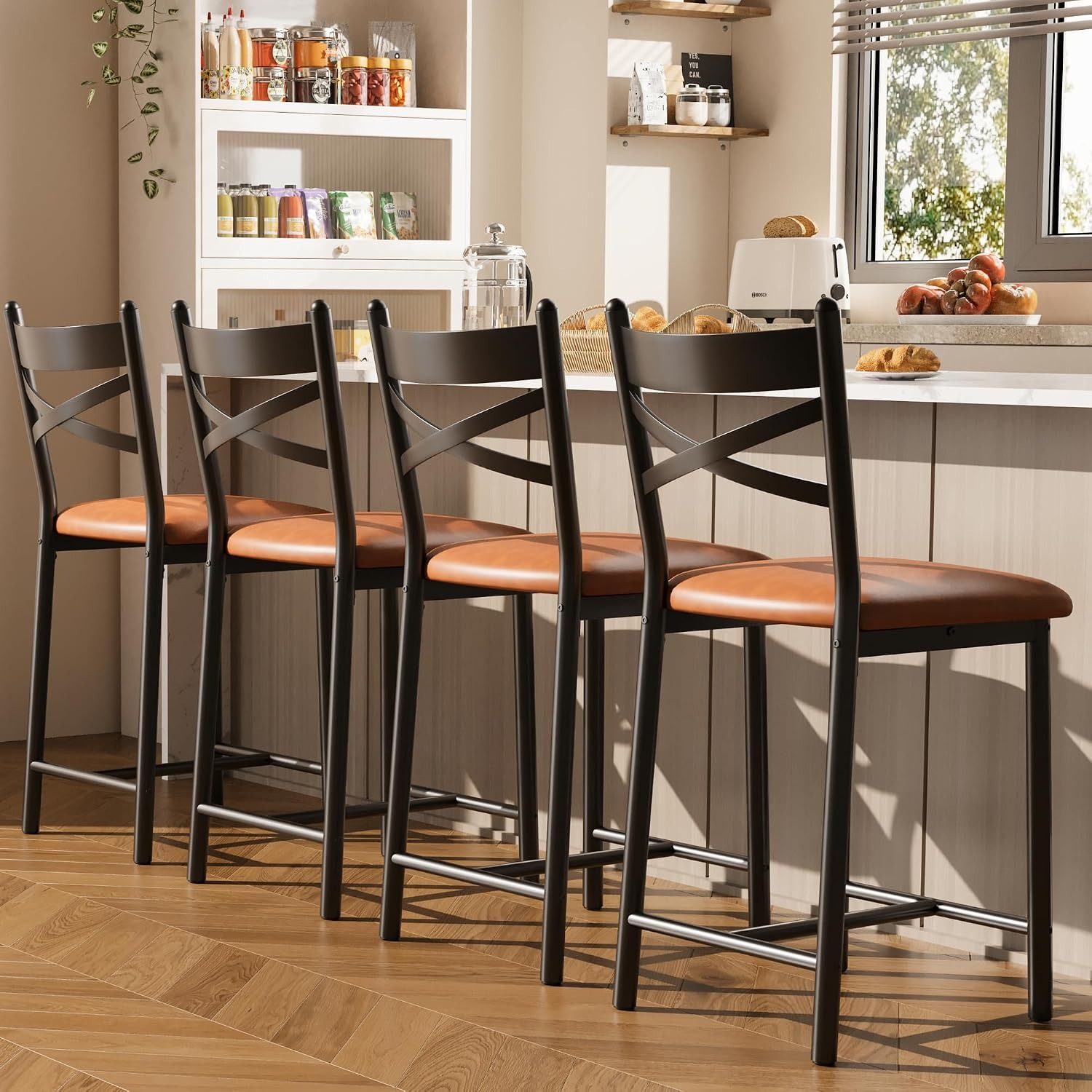 4 sillas de bar de 26 pulgadas - Home Bar Lounge reseña y precio