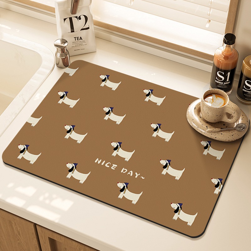 Estera de secado de cocina con - Bar Mat Rubber reseña y precio