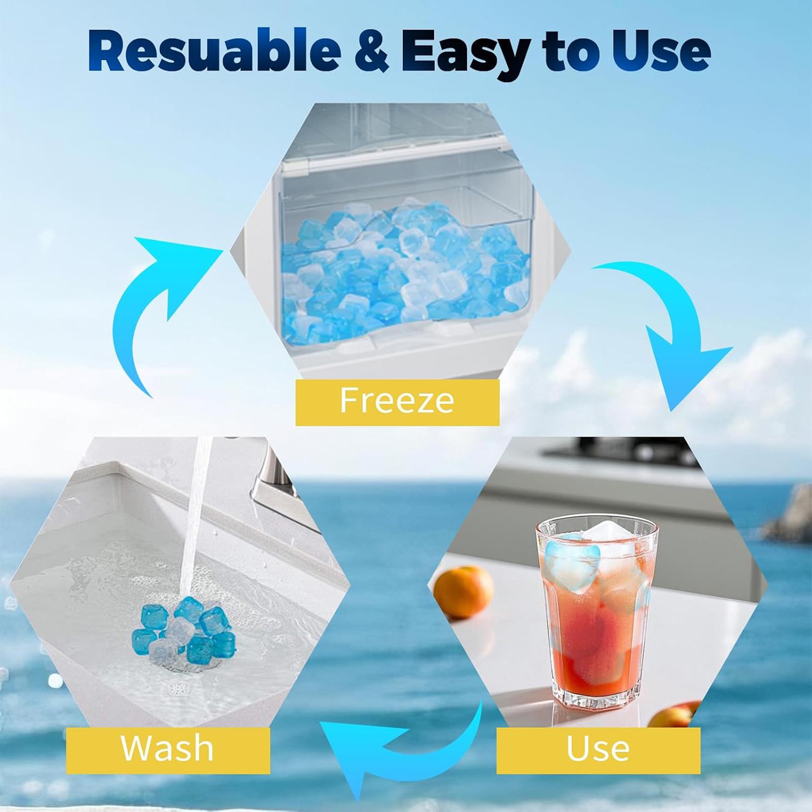 80 Cubitos de Hielo Reutilizab - Home Bar Set reseña y precio